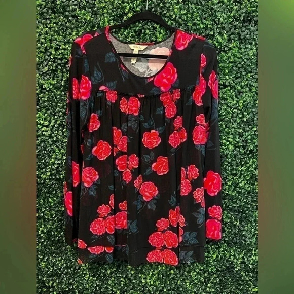 Matilda Jane Winter Blooms Tunic with Roses - size Small - Picture 4 of 7